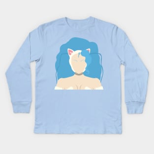 Felicia Vector Kids Long Sleeve T-Shirt